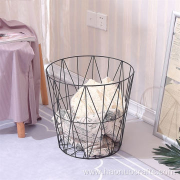 Nordic style iron basket ins collection basket